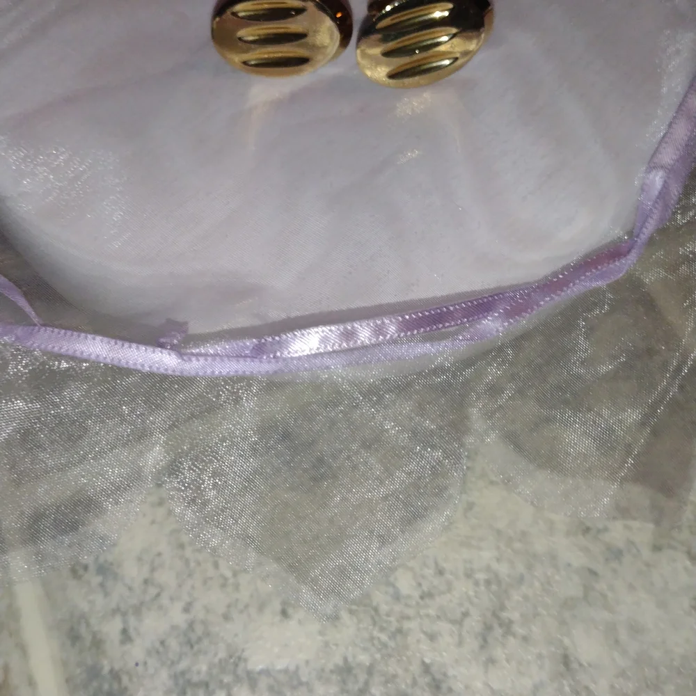 VINTAGE Gold Oval Cuff Links